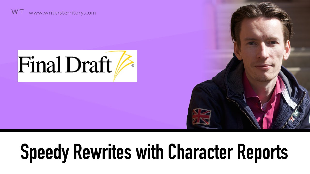 speed up your rewrite process with character reports in final draft final draft format