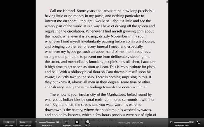 Enter Composition Mode - Distraction-free Writing in Scrivener