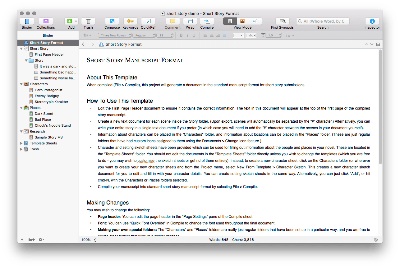 Change paper opacity - Distraction-free Writing in Scrivener
