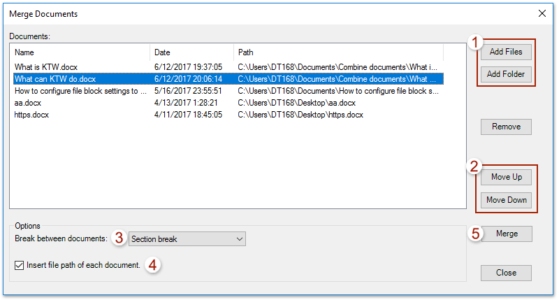 Join several Documents together to form a new Script - How to extract and join documents with FADE IN