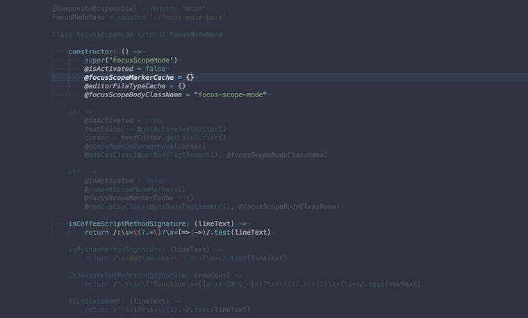 "Focus Current Text" only shows the active paragraph in black and fades all other script elements - Fade In Tips and Tricks Vol. I