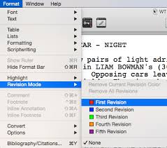 Scrivener Revision Mode Header k2